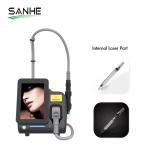 Portable 1064nm 532nm Q Switched Nd Yag Laser Tattoo Removal Machine Skin