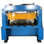 Metal Hydraulic Decoiler Floor Decking Forming Machine 915mm 1150mm Input Coil