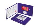 UV Printing LCD Video Brochure Card Recyclable 4.3 Inches For Wedding