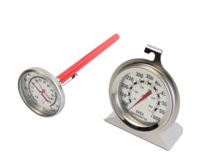 Wholesale Stainless Steel BBQ Cooking Thermometer Set With Glow In The Dark Dials from china suppliers