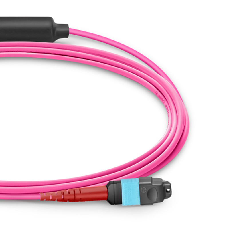 24 Core Fiber Optic Cable for Stable Operation -40- 80 C and Plugging Times 1000 Times