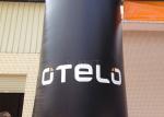 Black Custom Inflatable Arch Oxford Cloth Material UV Protection