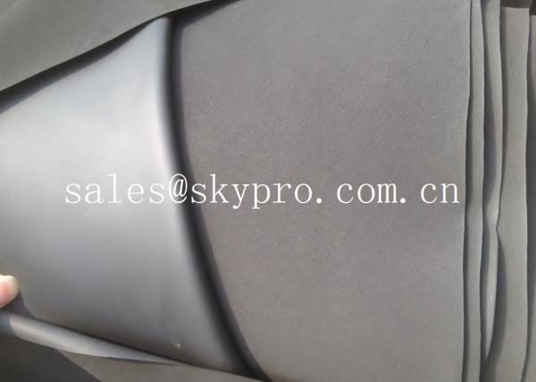 1-50mm thick skidproof antistatic neoprene rubber sheeting roll / mat / plate /