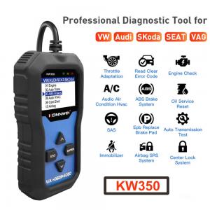 Wholesale OBD2 EOBD Full System Diagnostic Scanner Konnwei KW350 for Audi from china suppliers