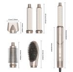 5 in 1 Foldable Hair Dryer Brush Wind Blow High-Speed Turbo Blow Dryer Brush
