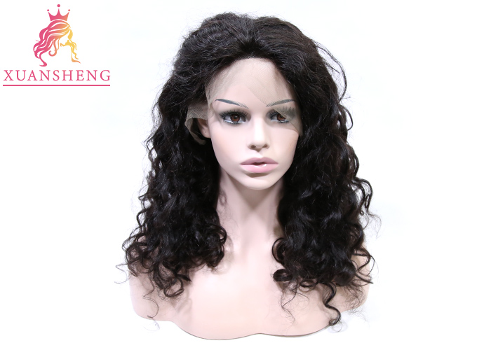 XS Virgin Human Lace Front Wigs Loose Curly Unprocessed Virgin Human Hair