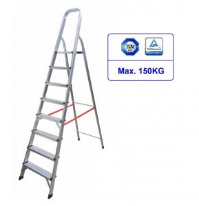 Wholesale Lightweight Aluminium Platform Ladder 8 Step  Folding Scaffold Ladder from china suppliers