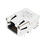 LPJM7501AHNL 5G Base-T 1x1 Port Low Porfile RJ45 Magjack Connector Tab Up Green