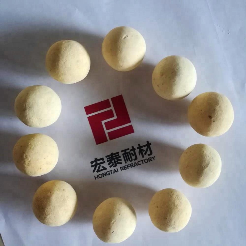 Efficiently Designed 65% Alumina Ceramic Refractory Ball for RTO