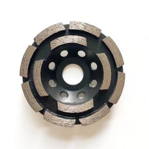 Wholesale 105mm 4 Double Row Diamond Cup Wheel Grinding For Concrete Huachang Tools from china suppliers