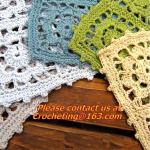Hand made crochet doily, table cloth, Different styles of different Placemat