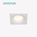 MR16 Recessed Spotlight Ø75mm Deep Anti-glare For Commercial