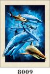5D Effect Animals Lenticular Printing , Horse Animal 3D Picture With Frame