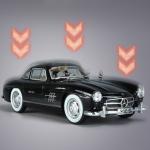 Retro Vintage 300SL Alloy Model Diecast Toy Friction Power Vehicle for 3-5 Year