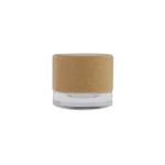 Essential Oil Screw Cap Dab Jar Child Resistant Bamboo Lid Jar 3ml 5ml