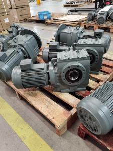 China K Series Helical Bevel Gear Right Angle Gearbox Speed Reducer Electric Motor Hollow Shaft on sale