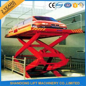 Wholesale 5M 3T Basement Hydraulic Scissor Car Lift  Hydraulic Car Lift for 2 Floor Level from china suppliers