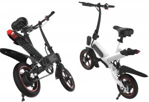 Wholesale Portable Small Electric Bike , Triangular Structure Lightweight Folding Bike from china suppliers