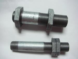 Wholesale Plumbing long screw thread steel pipe nipples from china suppliers