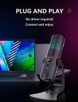 14mm Capsule 5V Usb Streaming Podcast PC Microphone Noise Cancelling