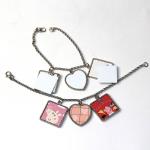 Personalized Sublimation Blank Bracelet For Women And Man Charm Bracelet Zinc