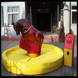 Wholesale popular and exciting amusement equipment playground inflatable mechanical rodeo bull from china suppliers