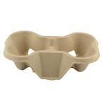 Biodegradable Heat Insulation 2 4 Trays Takeaway Coffee Cup Carrier