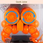 Stainless Steel Automatic Orange Juicer Machine , Citrus Squeezer For Entertainm