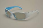 Plastic Frame Linear Polarized 3D Glasses For Cinema Anti Scratch Lenses