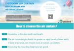 2025 Cross Flow Type 4G Series Theodoor Air Curtain For Bakery , Shopping Mall ,