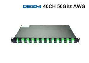 Wholesale 50Ghz 80 Channel DWDM Mux Demux Rack Module Duplex Fiber ITU Grid Wavelength from china suppliers