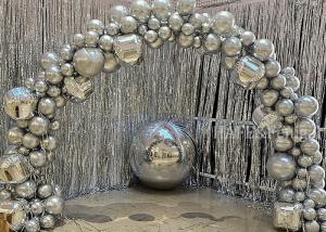 Wholesale Sealed PVC Inflatable Mirror Ball Metal Pearl 1.5m-3m Event Exhibition Decoration from china suppliers