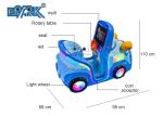 Kiddie Ride Blue Car Arcade Game Machine Coin Operated 180W