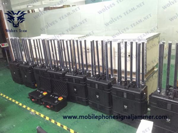 Full Band Frequency Cell Phone Signal Jammer Waterproof Convoy Vehicle Bomb