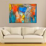 Unframed Handmade Oil Nature Abstract Canvas Paintings For Livingroom Unique