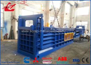 Wholesale Auto Waste Paper Baler Machine Manual Belting With Feeding Conveyor Y82W-125 from china suppliers