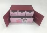 Magnetic Flap Color Printed Rigid Gift Boxes / Two Door Drawer Branded Packaging