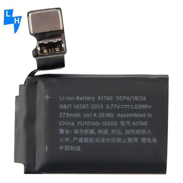 Supply 334mAh ODM Rechargeable Battery for Apple Watch Series 2 38mm 42mm A1760