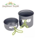 Titanium Outdoor Camping Pot And Pans Set 2PCS Camping Cookware