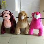 Hansel rechargable amusement park electric scooter stuffed ride on animals