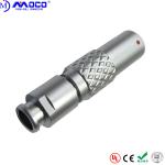 PHG M15 7 Pin Male Circle Wire Connector , Electrical Push Pin Connectors With