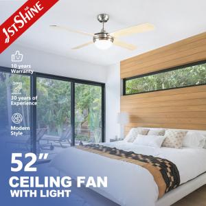 Wholesale Modern Comfort Room 52&quot; Ceiling Fan with Remote Control and LED Light NO Dimmer Support from china suppliers