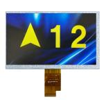 High Brightness 1000nits 7 Inch IPS Display For Electric Vehicles