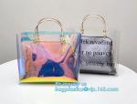 Waterproof transparent pvc shoulder bag beach tote bag, Stylish young outdoor