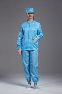 Wholesale Multi Color Food Production Uniform With Zipper Stand Collar Jacket And Pants from china suppliers