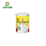 Milk Powder Tin Can Airtight Food Storage Tins Round Metal Tin with Easy Open