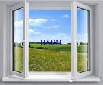 Wood Grain Color UPVC Windows And Doors Flame Retardant For Building Designers