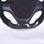 BMW 3 Series F30 Leather Carbon Fiber Steering Wheel With LED Lights OEM