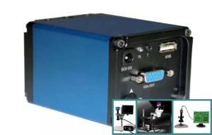 Wholesale DC 5 - 12V VGA Digital Video Microscope Camera With Overlay Graphic For Teaching from china suppliers