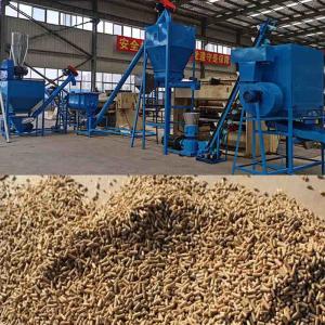 Wholesale Chicken Pig Cattle Feed Pellet Mill Animal Feed Pellet Production Line 1 Ton Per Hour Feed Pellet Mill from china suppliers